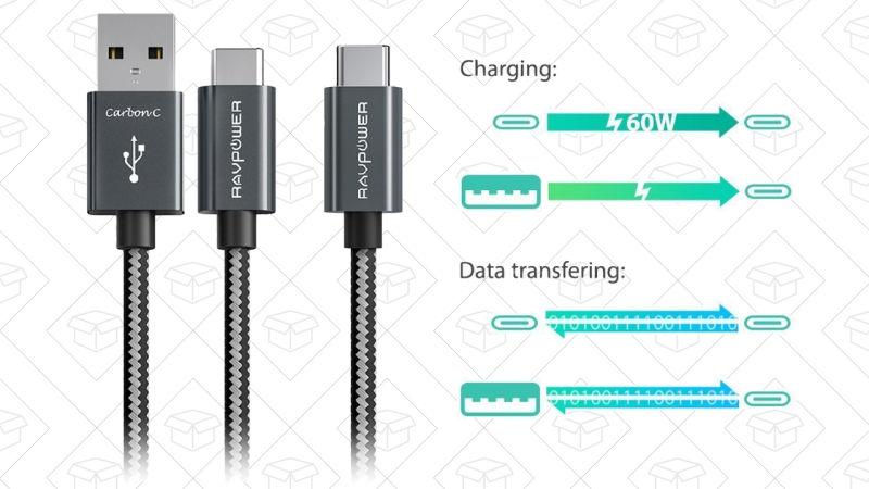 Cable de carga RAVPower, $9 con código 9JS5T5QI